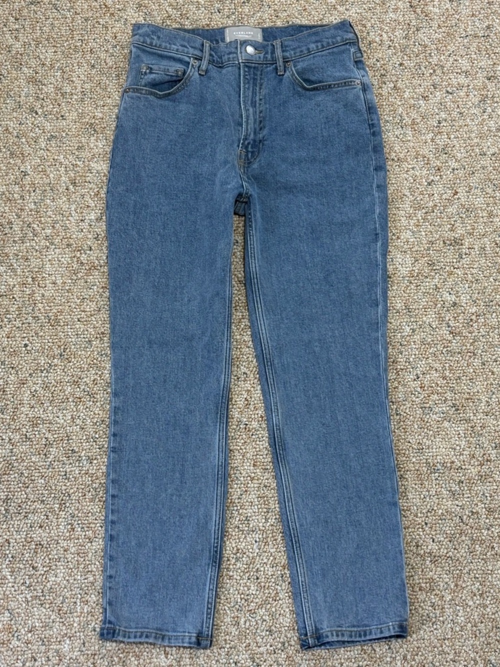 Everlane Womens Cheeky Ankle Denim Light Wash Blue Jeans Size 27